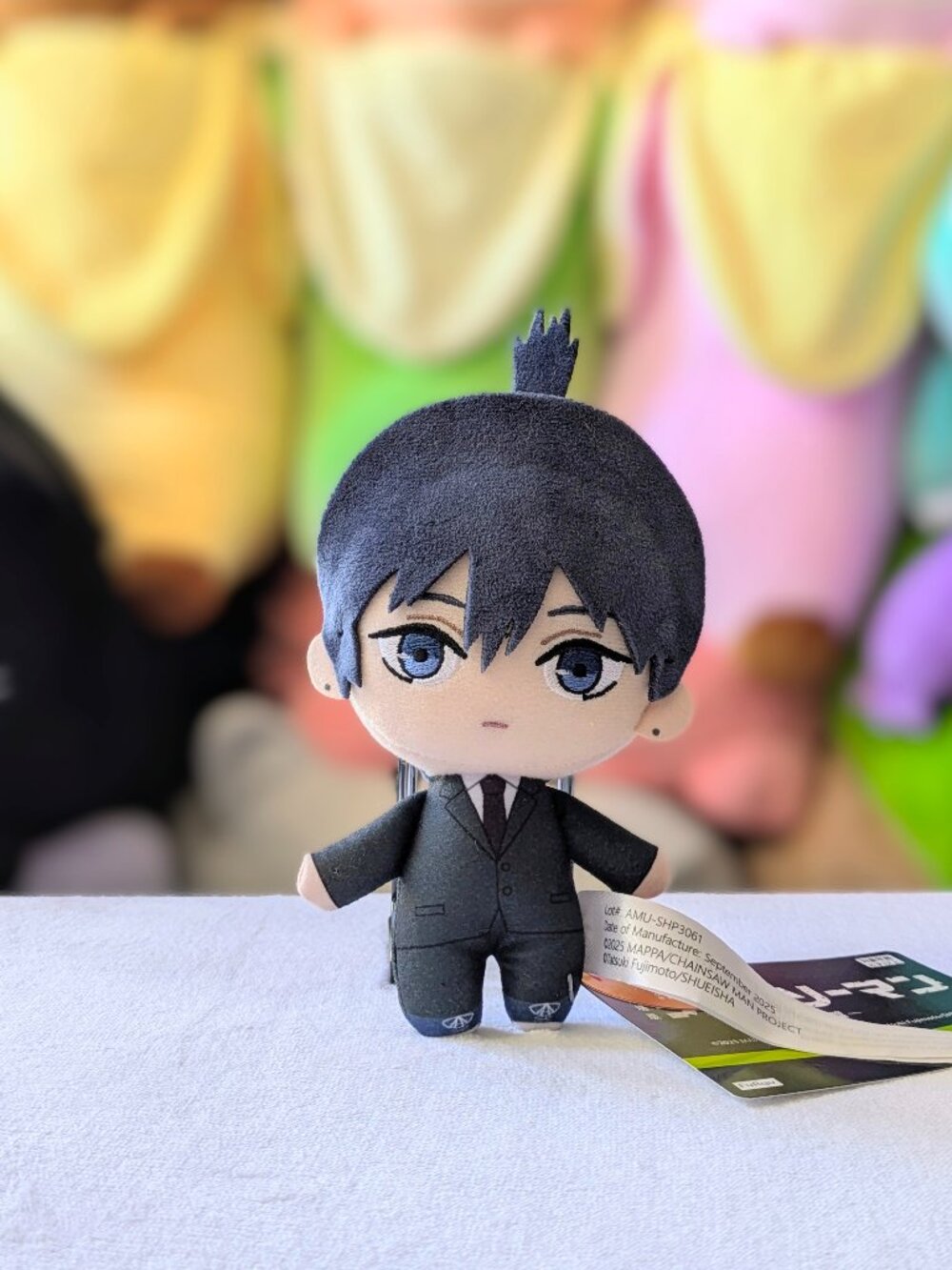 Round 1 Exclusive Furyu Chainsaw Man The Reze Arc Aki Hayakawa Keychain Plush